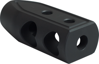 Timber Creek Outdoors 223HBBLC Heart Breaker Muzzle Brake Black Cerakote with 1/2"-28 tpi Threads for 223 Rem AR-Platform