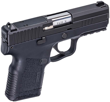 Kahr Arms KX9094RD10 X9  9mm Luger 10+1 3.54" Stainless Steel Barrel, Blackened Optic Ready/Serrated Stainless Steel Slide, Black Polymer Frame w/Picatinny Rail