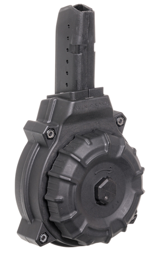 ProMag Polymer Drum Magazine AR-15 Glock 9mm Black 50 rd.