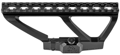 Arsenal SM13 Picatinny Scope Mount  Black Anodized Aluminum, Fits AK-47 Picatinny Rail Mount