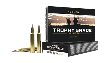 Nosler Trophy Grade Rifle Ammunition 300 Win. Mag. 200 gr. PT SP 20 rd.