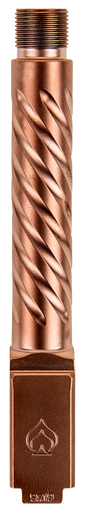 Ballistic Advantage BAPSG195T3R Premium Series  Threaded/Spiral Fluted, 9mm Luger, Copper PVD, Fits Glock 19 Gen 3-5