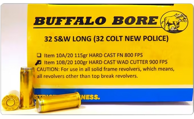 Buffalo Bore Ammunition 3G20 Buffalo-Barnes Strictly Business 45Colt +P 225gr Barnes VOR-TX XPB Lead Free 20 Rounds