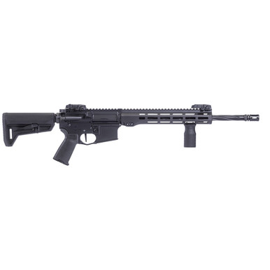 Maxim Defense MD15L AR Rifle - Black | 5.56 NATO | 16" Spiral Fluted Barrel | Blackout Defense Trigger | Radian Charging Handle