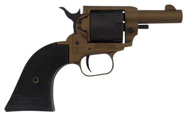 Heritage Barkeep Cerakote Revolver 22 LR 2 in Burnt Bronze 6 rd
