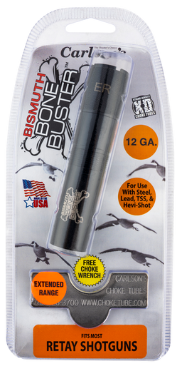 Carlson's Choke Tubes 09211 Bismuth Bone Buster Retay 12 Gauge Extended Range 17-4 Stainless Steel