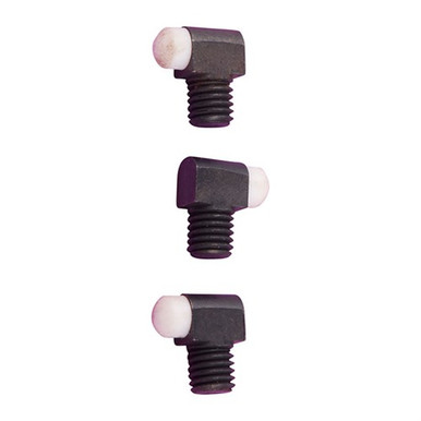 STD BEAD, 1/8'' 6-48 TPI, 9/64'' SHANK, WHITE, 3-PAK