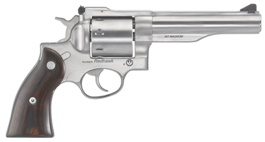 Ruger Redhawk 357 Mag 5.50in Satin Stainless 8rd Hardwood Grip