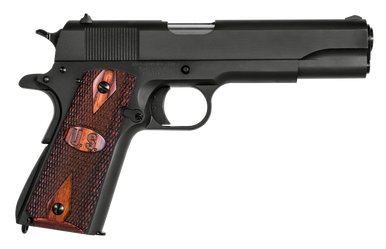 Auto Ordnance 1911 GI, 45ACP, 5in. Barrel, 7rd, MA Compliant - Black (1911BKOWMA)