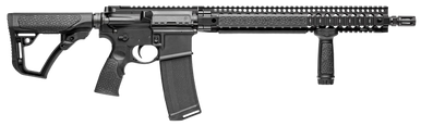 Daniel Defense 0214515175047 DDM4 V9 5.56x45mm NATO 16" 30+1 Black Hard Coat Anodized 6 Position w/SoftTouch Overmolding Stock