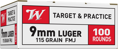 Winchester USA9MMVP 9mm Luger Full Metal Jacket 115 Grain 100 Rounds
