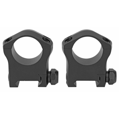 Warne Mountain Tech Scope Rings Matte Black 1 in. High
