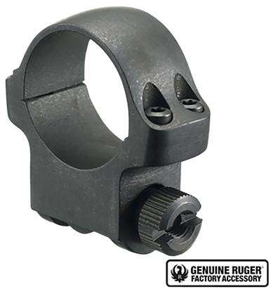 Ruger 90278 4BHM Scope Ring  Matte Black 1" Medium