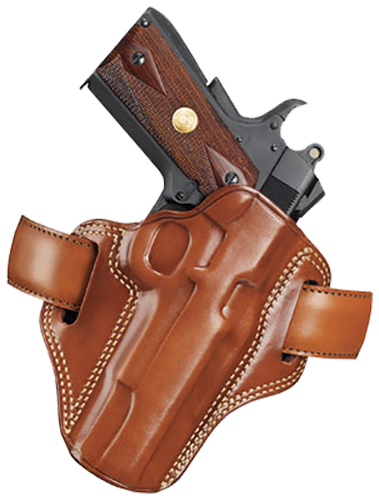 Galco CM112 Combat Master  OWB Tan Leather Belt Slide Fits S&W K Frame Fits Ruger Security-Six Right Hand