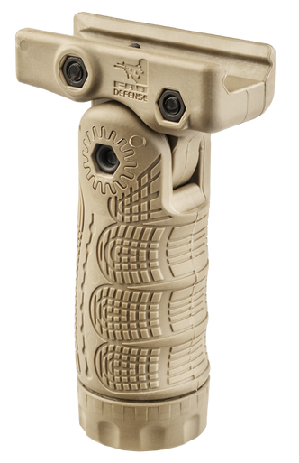 FAB Defense FXTFLT T-FL Vertical Folding Foregrip 7 Position Flat Dark Earth Fiberglass Reinforced Polymer