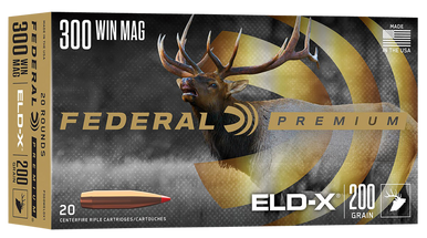 Federal Premium ELDX 300 Winchester Magnum Polymer Tip 200 Grain 20 Rounds