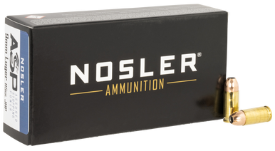 Nosler Match Grade Handgun Ammunition 9mm 115 gr. HG JHP 50 rd.