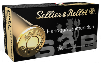 Sellier & Bellot SB357A Handgun  357Mag 158gr Full Metal Jacket 50 Rounds