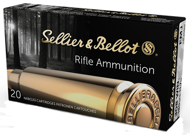 Sellier & Bellot SB308B 308 Winchester Full Metal Jacket 180 Grain 20 Rounds