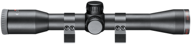 Tasco Rimfire Rifle Scope Matte Black 4x32mm Truplex with Rings