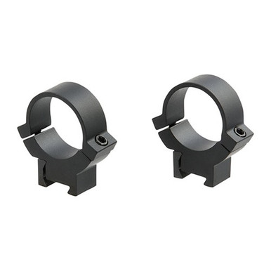 Warne Maxima Horizontal PA Rimfire Scope Rings 3/8 Dovetail Matte Black 1 in. Medium