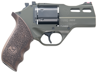 Chiappa Firearms Rhino 30SAR 357 Magnum 3 Inch 6 Rounds Green Cerakote Walnut Grip