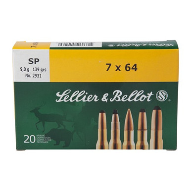 Sellier & Bellot 6.5x55mm Swedish Mauser Soft Point 140 Grain 20 Rounds