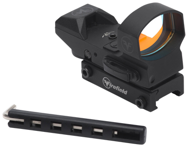 Firefield FF26022 Impact Reflex Sight  Matte Black 1 x 33 mm x 23 mm 3 MOA/5 MOA Red Dot Multi Reticle
