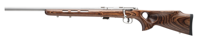Savage Mark II BTV 22 LR 21" 5+1 Satin Brown Laminate Stock Left Hand