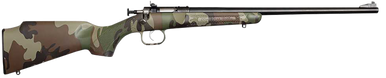 Crickett KSA2170 My First Rifle Gen2 22 S/L/LR Single Shot 16.10" Blued Barrel & Receiver, M81 Woodland Camo Synthetic Fixed Stock, EZ Loader