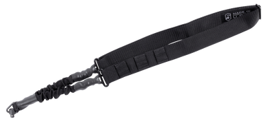 Phase 5 Weapon Systems SLGQD Single Point Sling with QD Swivel Adjustable Bungee Black Nylon Strap with Elastic Shock-Cord for Rifle/Shotgun