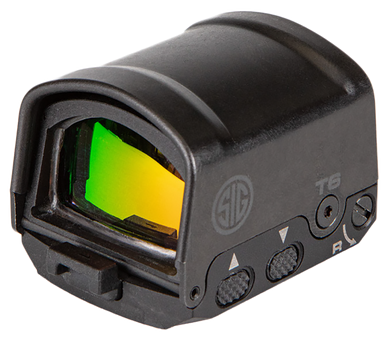 Sig Sauer Electro-Optics SOR21601 Romeo2 Mil-Spec Reflex Sight Black Anodized 1 x 30 mm 6 MOA Red Dot Full Shroud Only