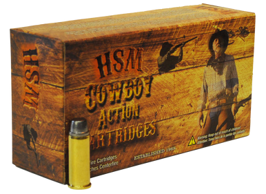 HSM Cowboy Action Handgun Ammunition 357 Mag 158 gr. 50 rd
