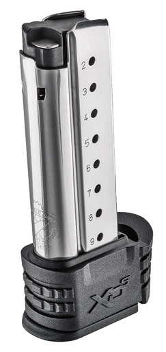 Springfield Armory XD-S 9rd 9mm Luger Stainless Steel Magazine with Sleeve