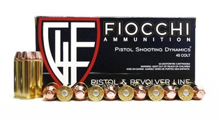 Fiocchi 45LCCMJ Range Dynamics  45Colt 225gr Complete Metal Jacket 50 Rounds