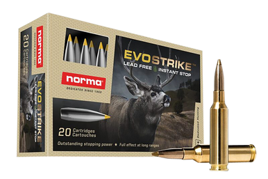 Norma Ammunition 20166482 Dedicated Hunting Evostrike 6.5Creedmoor 93gr Polymer Tip Boat Tail 20 Rounds