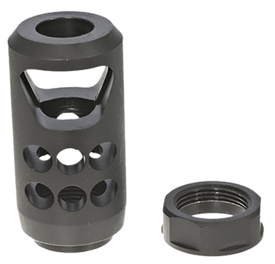 Ruger 90641 American Ranch Muzzle Brake fits American Ranch .450 Bushmaster/ Marlin Lever-Action .45-70 Govt, Alloy Steel w/Matte Black Finish, 11/16"x24 Threads, 2.20" OAL x 1" Diameter