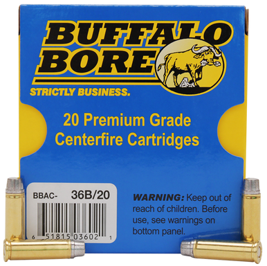 Buffalo Bore Ammunition 36B20 Heavy Strictly Business 32H&R Mag +P 130gr Hard Cast 20 Rounds