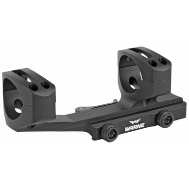 Warne MSR Quick Detach Cantilever Scope Mount Matte Black 30mm MSR Ideal Height