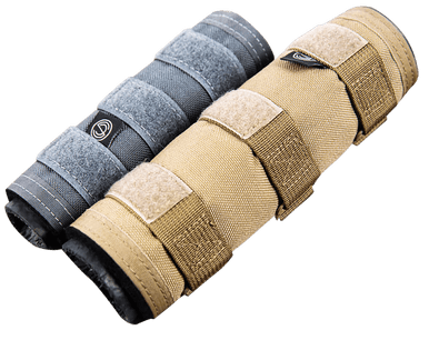 SilencerCo AC1982 High Temp Suppressor Cover 7.50" Gray Nylon