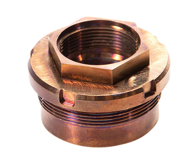 Q LLC  Plan-B Omega XL 1.375"x24 tpi HUB, 17-4 Copper Stainless Steel, Fits Cherry Bomb XL Brake