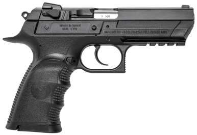 Magnum Research Baby Eagle III Pistol 9mm 4.43 in. Black Polymer 15 rd.