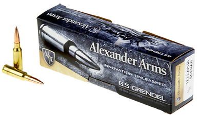 Alexander Arms AG123LSBOX Lapua Scenar  6.5Grendel 123gr Boat Tail Open Tip Match 20 Rounds