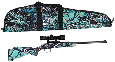 Keystone Crickett Package Rifle 22 LR 16 in. Serenity with Scope RH