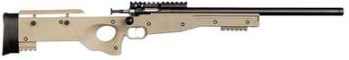 Crickett KSA2150 Precision  Full Size 22 LR Single Shot 16.10" Blued Threaded Bull Barrel, Blued Crickettinny Rail Steel Receiver, Flat Dark Earth Synthetic Adj LOP Stock
