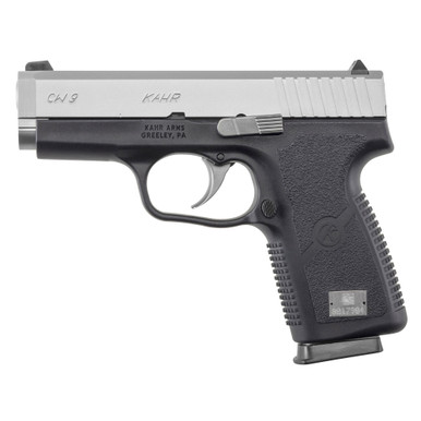 Kahr Arms CW9 Handgun 9mm Luger 7rd Magazine 35 Barrel Black with Silver Slide