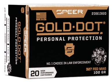 Speer 23913GD Gold Dot Personal Protection 327FederalMag 100gr Hollow Point 20 Rounds