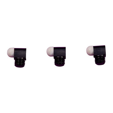 STD BEAD, 5/32'' 8-40 TPI, 1/8'' SHANK, WHITE, 3-PAK