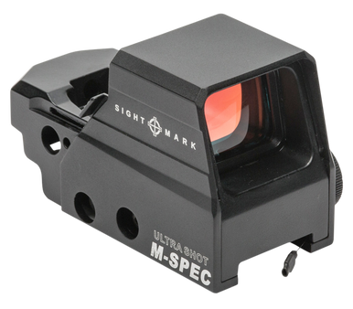 Sightmark SM26035 Ultra Shot M-Spec FMS Reflex Sight  Matte Black 1 x 33 mm x 24 mm 2 MOA Red Dot/65 MOA Circle Crosshair