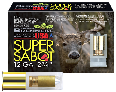 Brenneke Super Sabot Slugs 12 ga. 2 3/4 in. 1 1/8 oz. 5 rd.